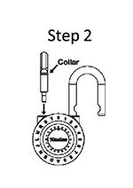 how to reset a master lock 3 digit|Instructions for the Master Lock 1590D Precision Dial .